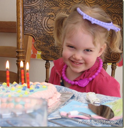 Birthday party for a three-year-old - Mama Smiles - Joyful Parenting